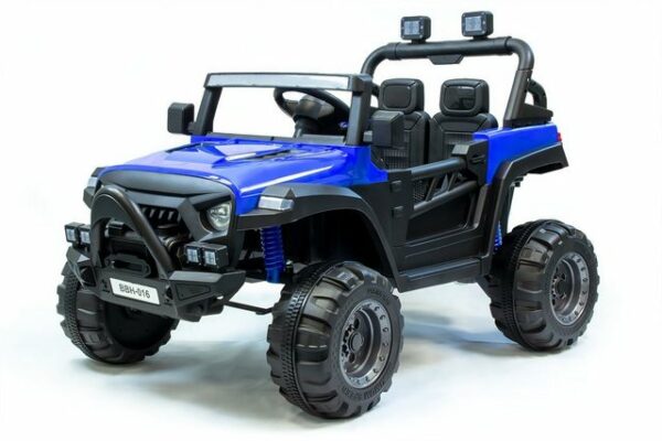Smarty Elektro-Kinderauto Kinder Elektro Auto Emulation Small Jeep 2x 35W 12V 7Ah blau