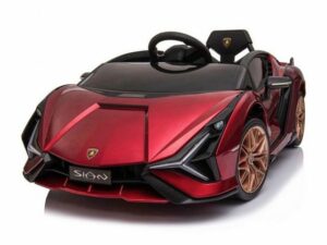 TPFLiving Elektro-Kinderauto Lamborghini Sian mit Fernbedienung - 2 x 12 Volt - 7Ah-Akku