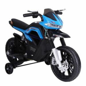 HOMCOM Elektro-Kindermotorrad Elektrofahrzeug blau