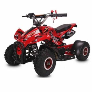 Tsilova Deutschland Elektro-Kinderquad Atv 49cc Kinderquad Pull Starter Not Aus Leine drosselbar Benziner rot|schwarz