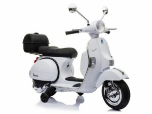 TPFLiving Elektro-Kindermotorrad Vespa PX150 - Elektromotorrad - 1 x 12 Volt - 7Ah-Akku