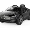 TOYAS Elektro-Kinderauto Maserati 12V elektrisches Kinderauto Kinderfahrzeug ab 3 Jahre schwarz