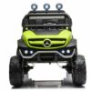BoGi Elektro-Kinderauto Mercedes Unimog S Kinder Elektroauto Kinderfahrzeug 2 Motoren 12V grün