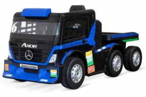 Kidix Elektro-Kinderauto Lizenz Mercedes Axor Kinder Elektro Auto Kinderauto Kinderfahrzeug blau