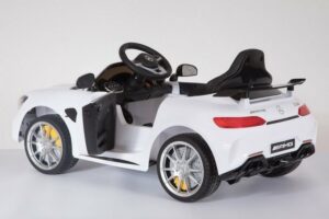 KXD Elektro-Kinderauto Mercedes GTR AMG Kinder Elektro Auto Kinderfahrzeu weiß