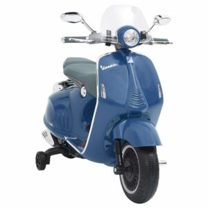 vidaXL Elektro-Kinderauto Elektro-Motorrad für Kinder Vespa GTS300 Blau blau