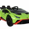 LEAN Toys Elektro-Kinderauto Elektro Kinderauto Lamborghini STO Drift Grün 2x45 Watt+FB+LED+Audio