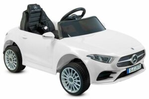 Smarty Elektro-Kinderauto Kinder Elektro Auto Mercedes CLS350 2x 30W 12V 7Ah weiß