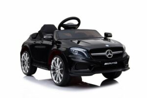 TOYAS Elektro-Kinderauto Kinder Elektroauto Mercedes Benz GLA45 Kinderauto Kinderfahrzeug schwarz