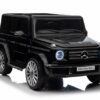 LEAN Toys Elektro-Kinderauto Kinder Elektroauto Mercedes G500 Schwarz 4x4+FB+LED+Audio