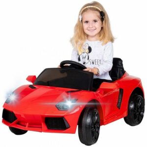 Actionbikes Motors Elektro-Kinderauto Super Sport - Fernbedienung & Kofferraum zum Öffnen - Bremsautomatik