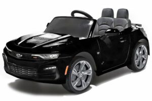 Smarty Elektro-Kinderauto Kinderauto Chevrolet Camaro 2SS mit Lizenz 2x 35W 12V/7Ah schwarz