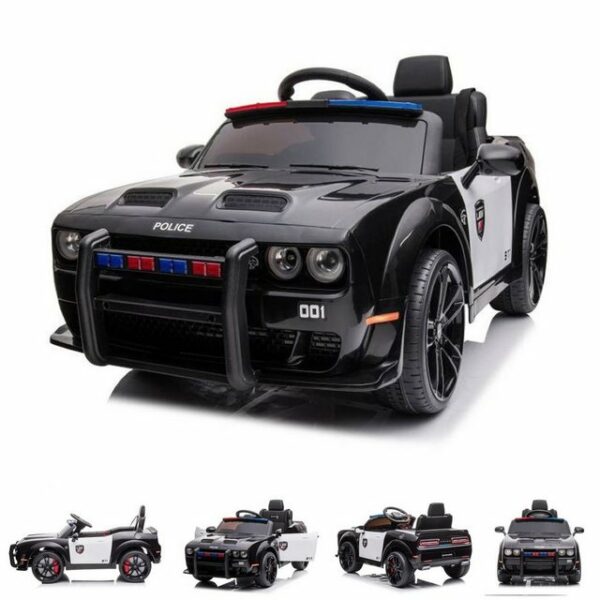 ES-Toys Elektro-Kinderauto Kinder Elektroauto Dodge Polizei