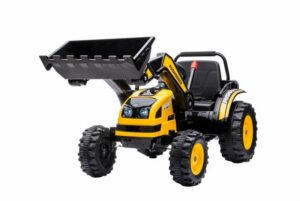KXD Elektro-Kinderauto Kinder Elektroauto Radlader-Bagger Kinderauto Kind gelb