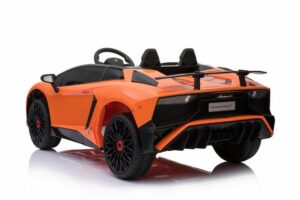 BoGi Elektro-Kinderauto Lamborghini Aventador SV Elektroauto Kinderfahrzeug EVA Reifen 12V10Ah orange