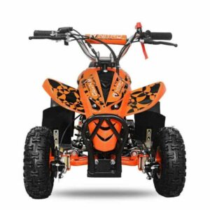 Tsilova Deutschland Elektro-Kinderquad Atv 49cc Kinderquad Pull Starter Not Aus Leine drosselbar Benziner schwarz