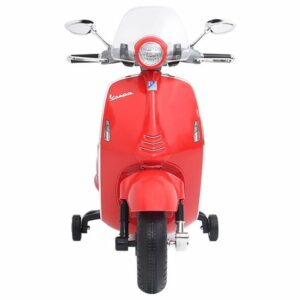 vidaXL Elektro-Kinderauto Elektro-Motorrad für Kinder Vespa GTS300 Rot rot